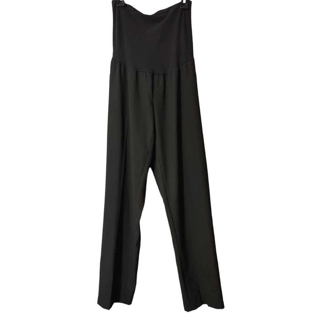 Motherhood Maternity Pants Size M Women‎ Secret Fit Belly Black Straight Leg New